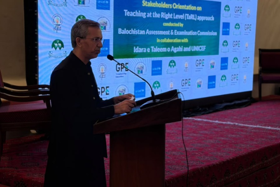 Orientation on the Teaching at the Right Level (TaRL) Approach with Key Stakeholders  The Balochistan Assessment and Examination Commission (BAEC), in collaboration with UNICEF and Idara-e-Taleem-o-Aa